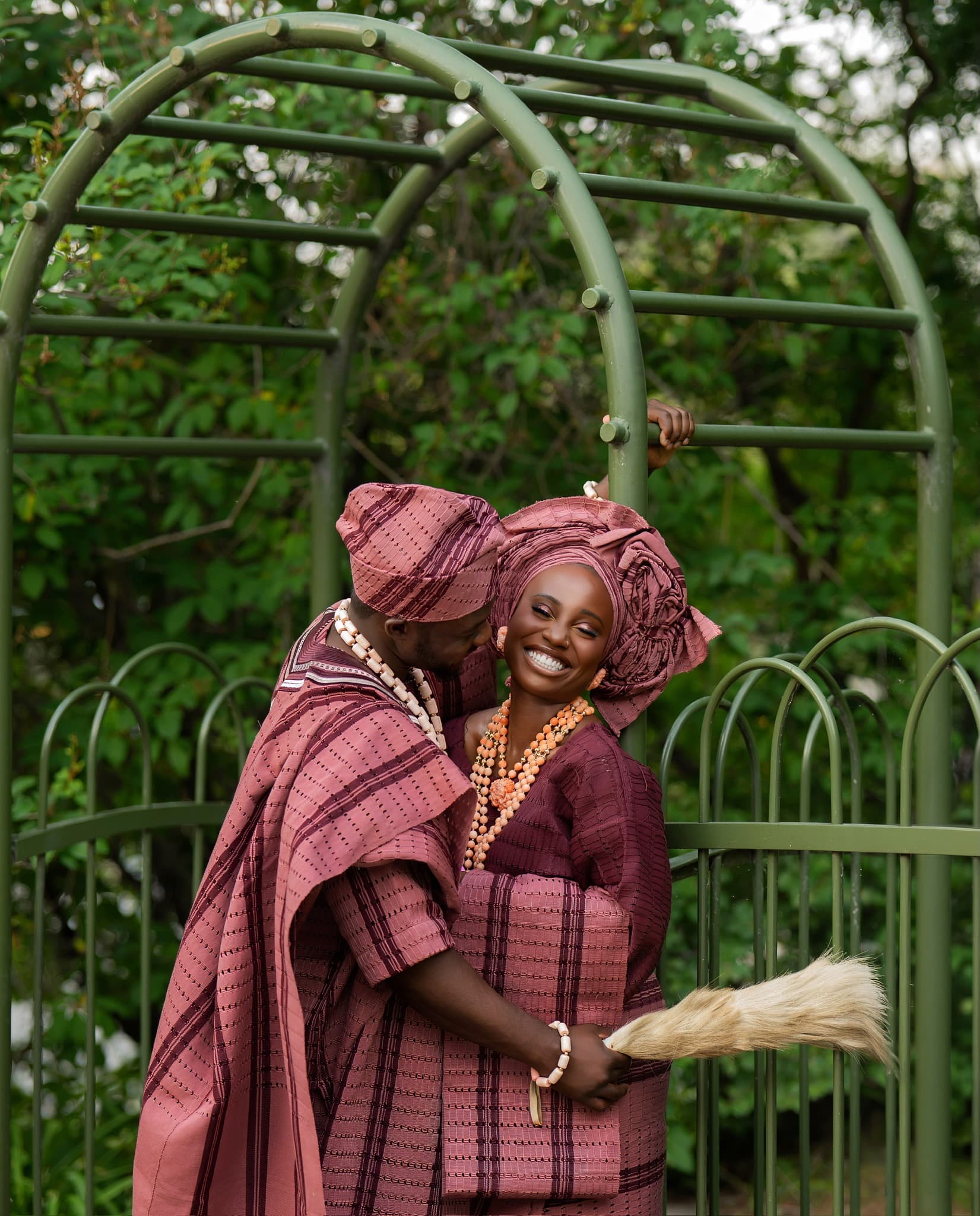 A favourite moment from Juwon and Femi's story