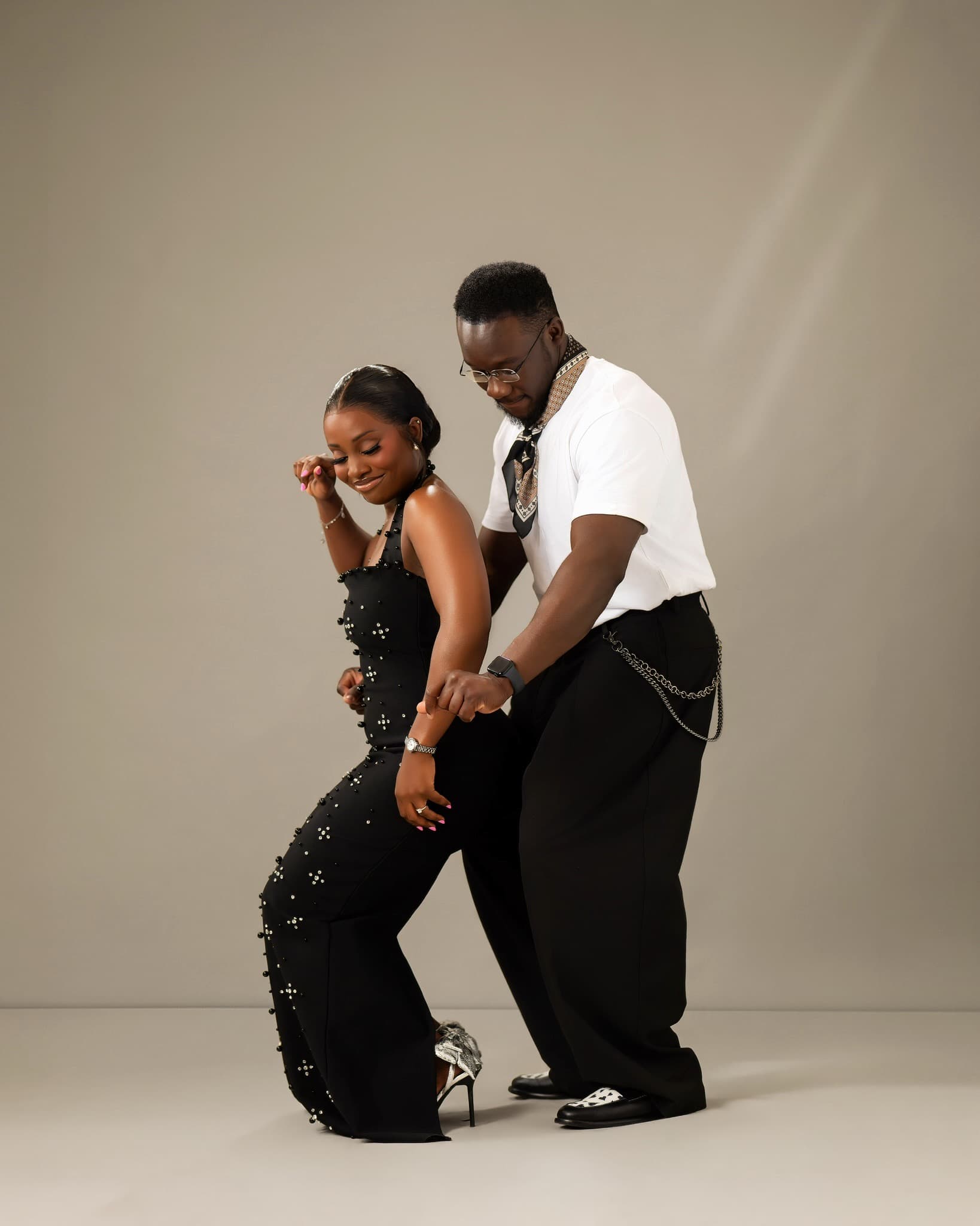 A favourite moment from Juwon and Femi's story